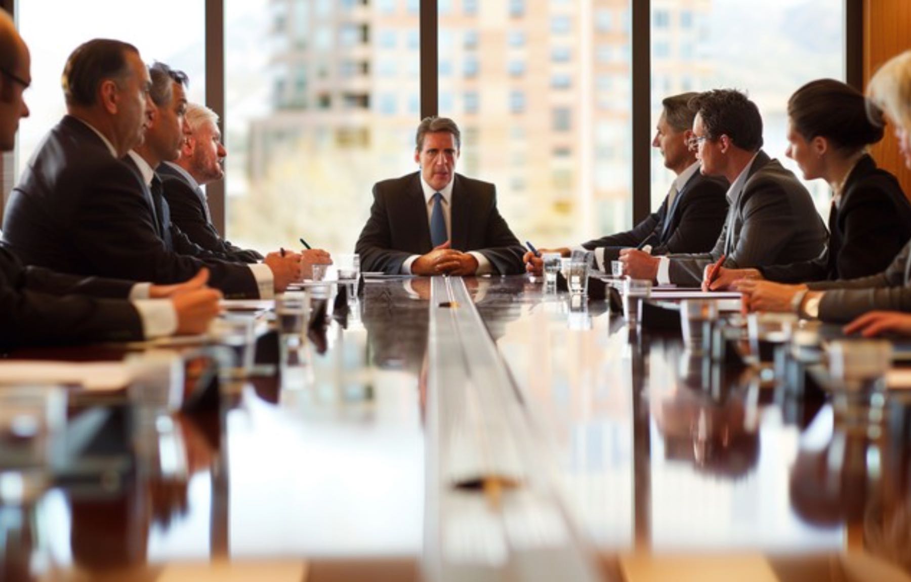 Corporate meeting auditorium